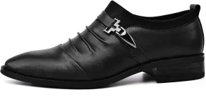 Venshine Mens Dress Shoes Slip On Monk Strap Loafer Formal Oxford Shoes