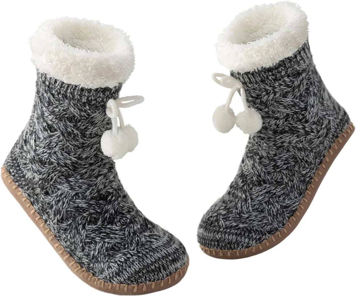 Vihir Warm Women's Slipper Socks Cozy Indoor Floor with Super Soft Fuzzy Lining and Non-Slip Sole, perfect Winter Comfort in Multiple Colors, Ideal Gift Choice