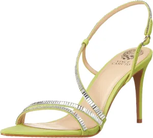 Vince Camuto Women's Antinie Crystal Strap High Heel Heeled Sandal