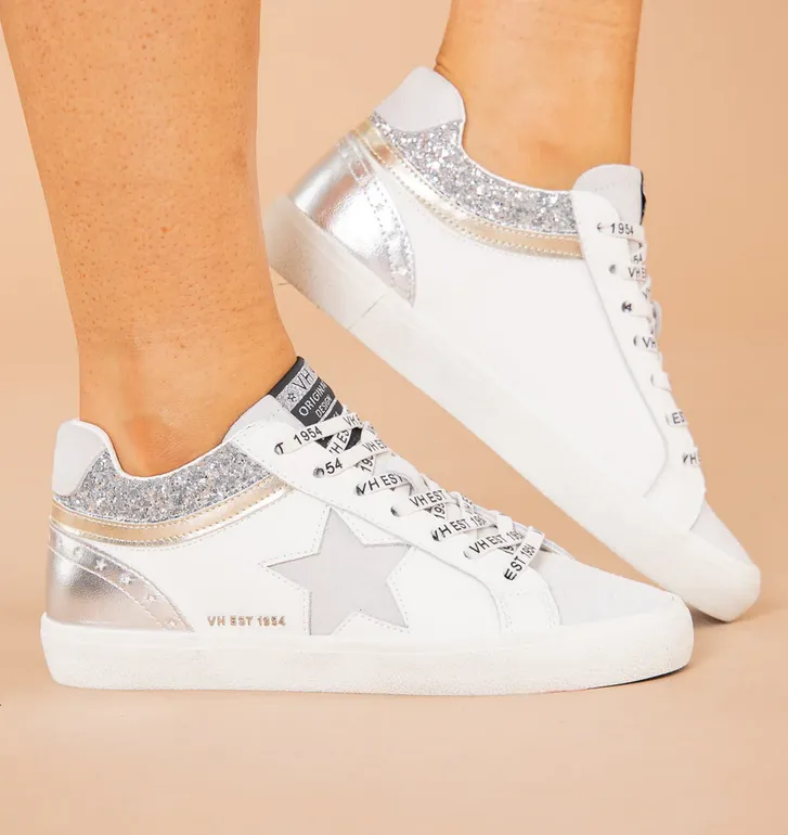 Vintage Havana Bounce Silver/Gold Glitter Sneaker