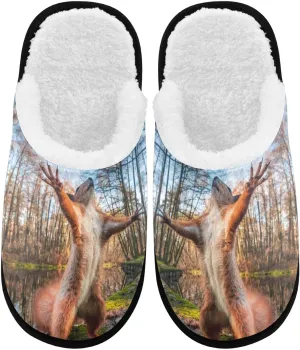 visesunny Modern Slippers for Women Mens Winter Womens Slipper Warm Comfy Memory Foam House Slippers Shoes Bedroom Cozy Indoor Outdoor Slippers