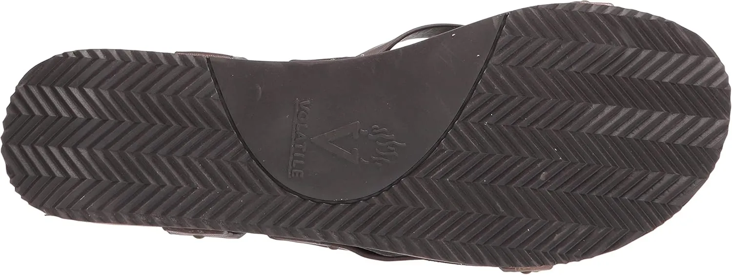 VOLATILE Women's Engie Multi Strap Thong Sandal