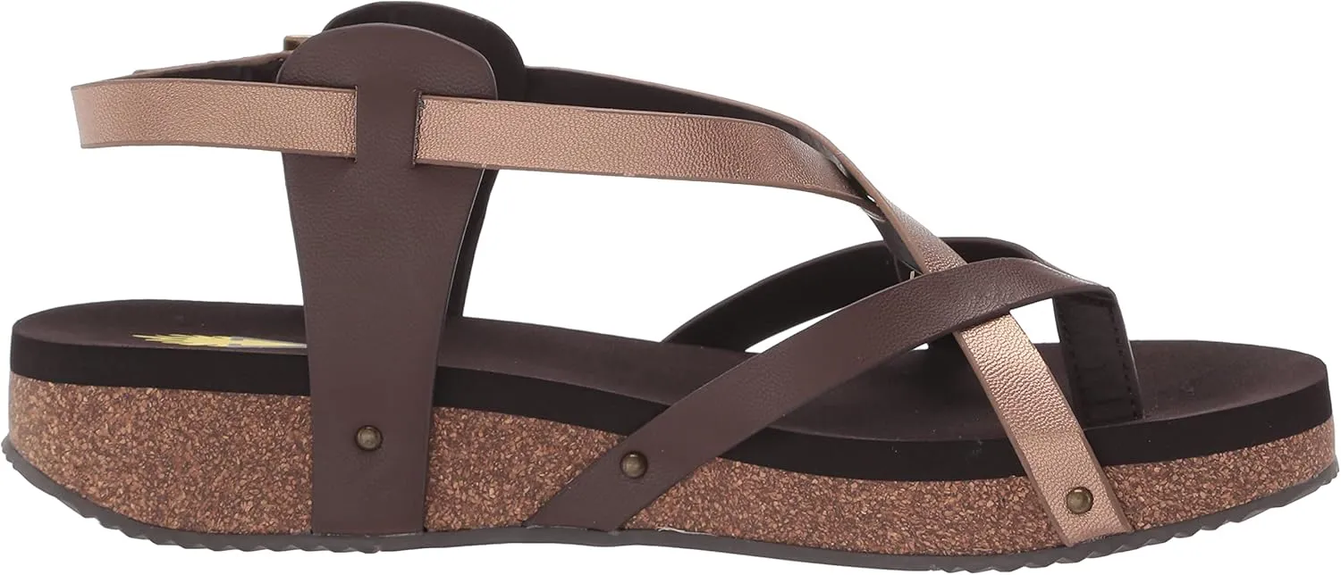 VOLATILE Women's Engie Multi Strap Thong Sandal