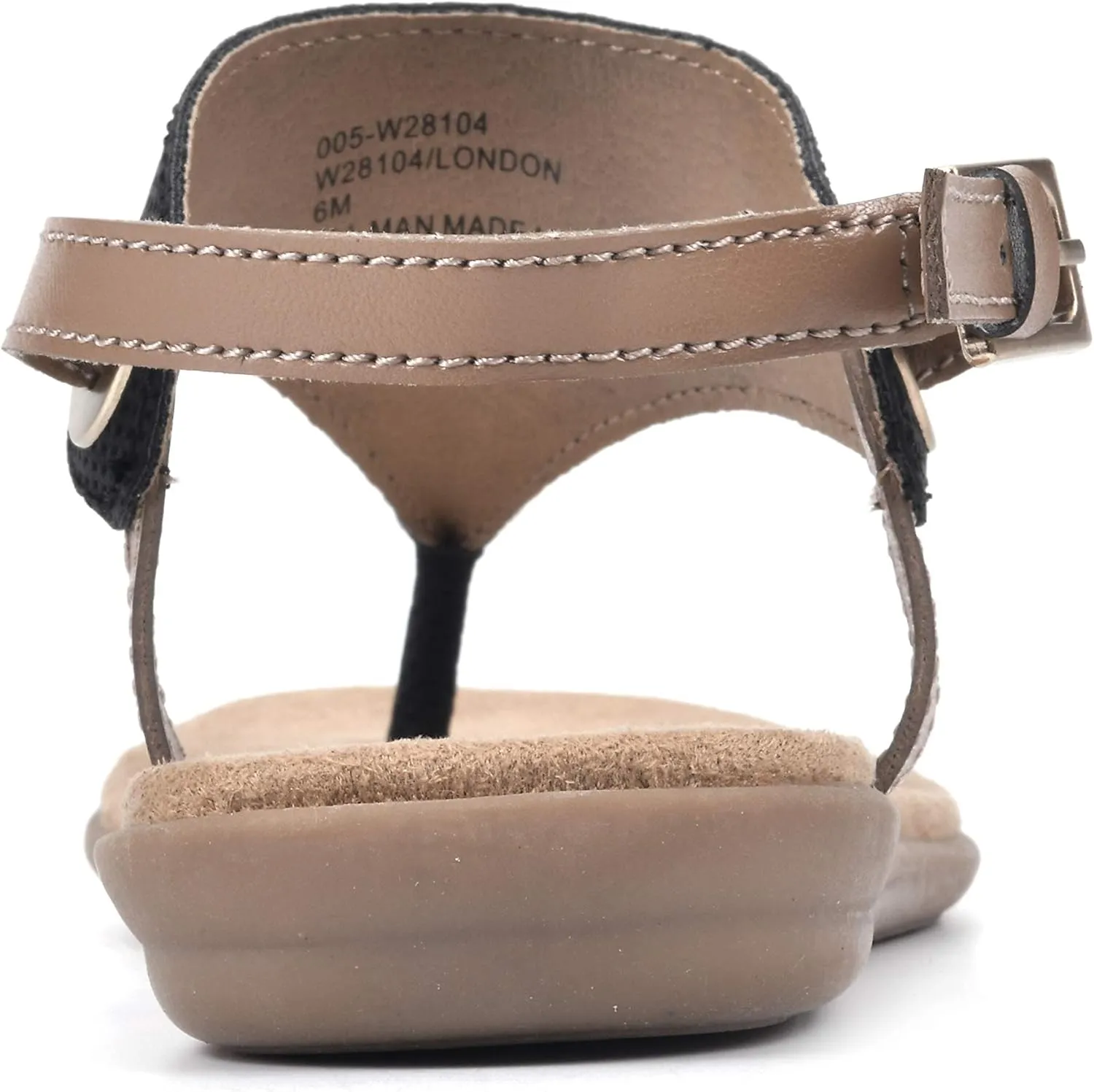 WHITE MOUNTAIN Women's London Flat Sandal