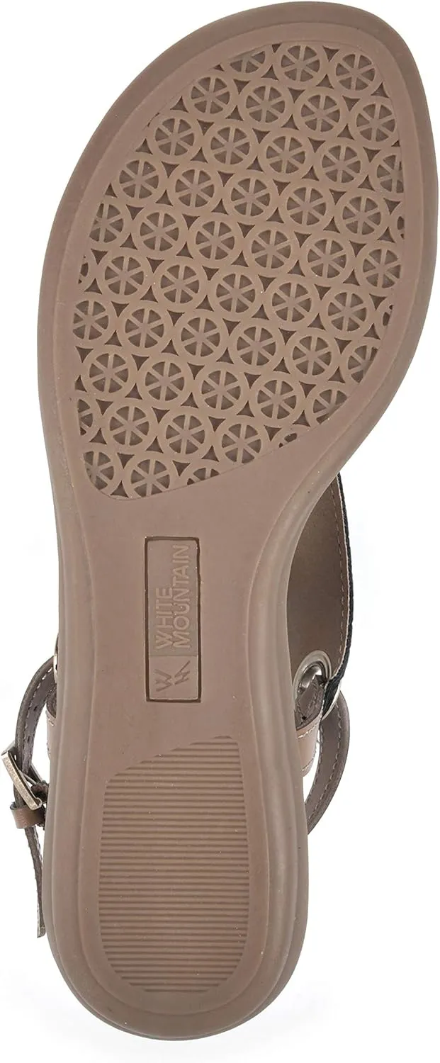 WHITE MOUNTAIN Women's London Flat Sandal