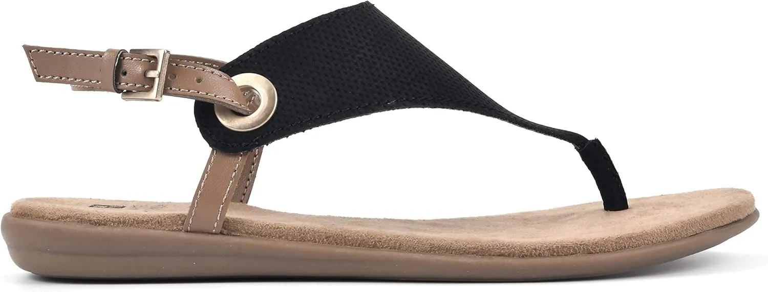 WHITE MOUNTAIN Women's London Flat Sandal