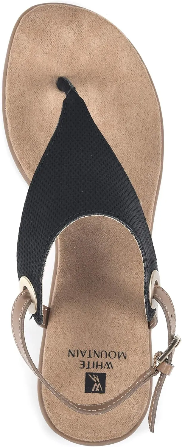 WHITE MOUNTAIN Women's London Flat Sandal