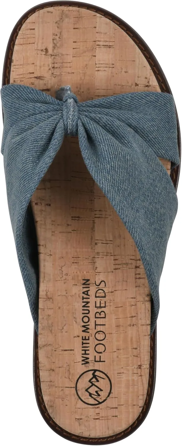 WHITE MOUNTAIN Women's Malanga Flat Sandal