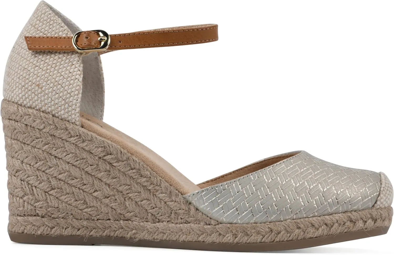 WHITE MOUNTAIN Women's Mamba Espadrille Wedge Sandal