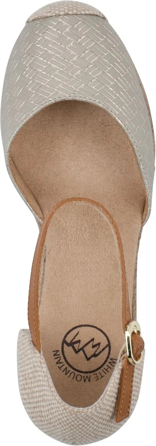 WHITE MOUNTAIN Women's Mamba Espadrille Wedge Sandal