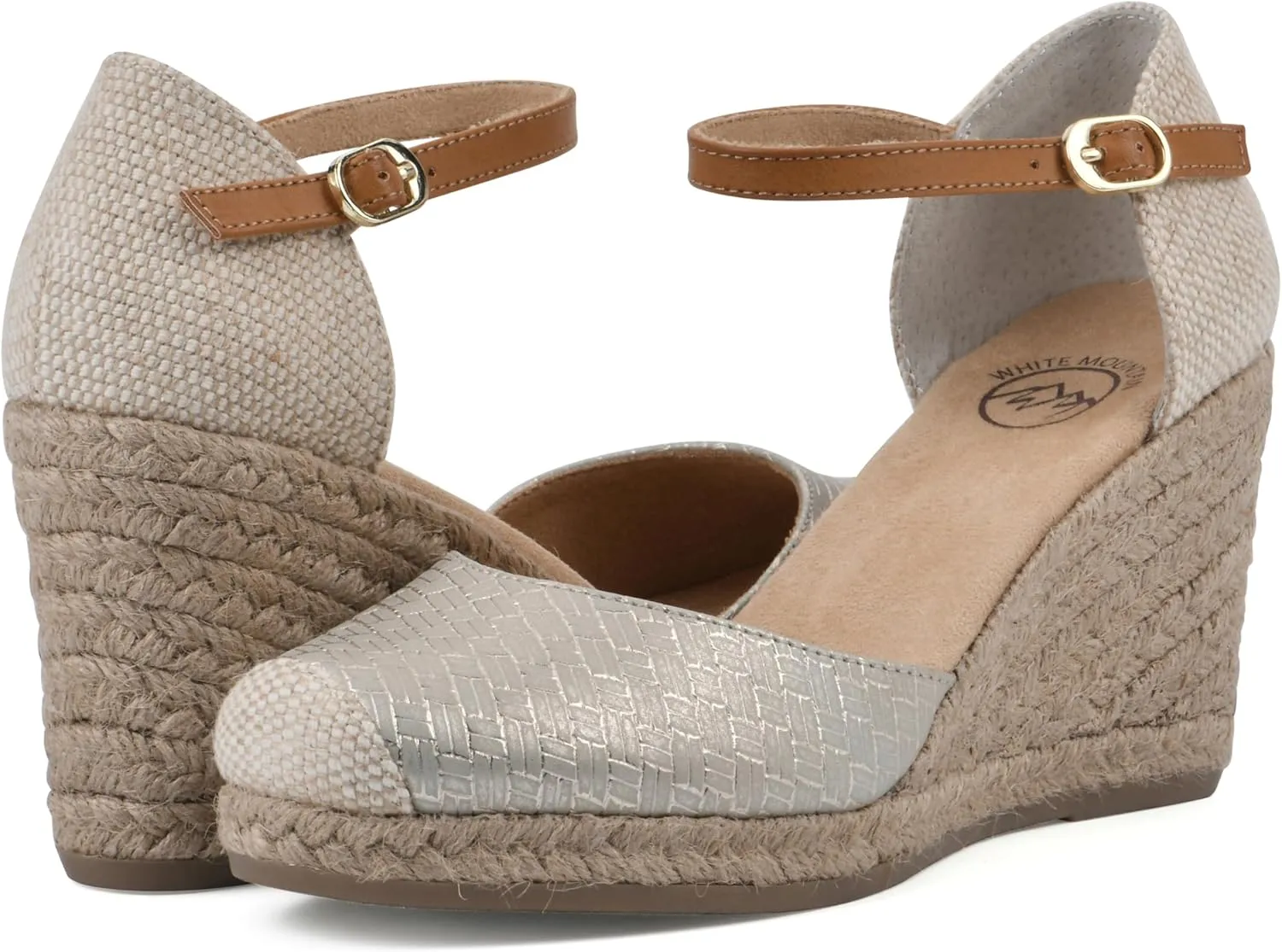 WHITE MOUNTAIN Women's Mamba Espadrille Wedge Sandal