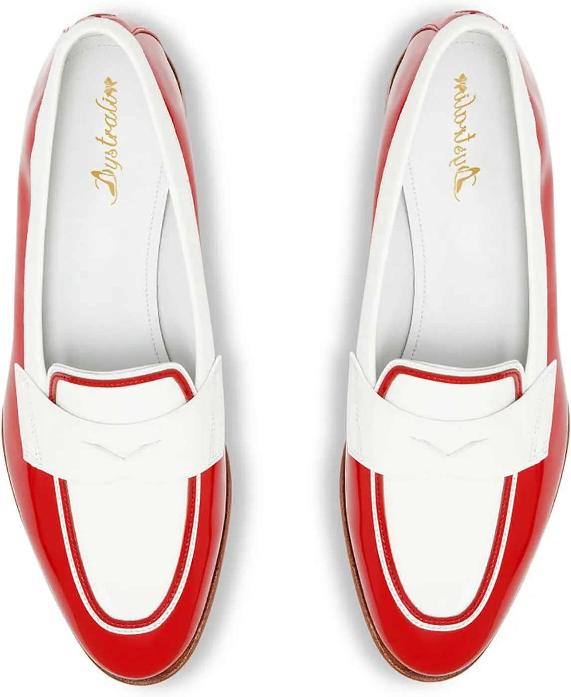 Women Patent Slip On Loafer Flats Two Tone Round Toe Flat Heel Penny Loafers Casual 1 inch Low Heel Loafer Dress Shoes Oxford Comfort Chic Colorblock Office Ladies Basic 4-11 M US