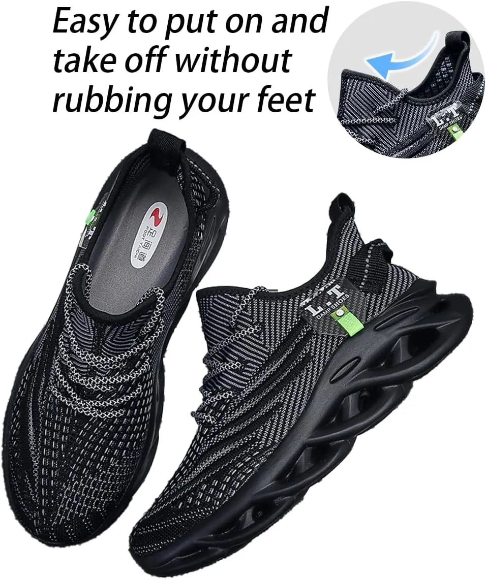 Women Running Shoes Walking Training Sneakers Sport Gym Fitness Tennis Shoes Non Slip Fashion Comfortable Lightweight Shoe for Casual Jogging Mesh Breathable Sneaker