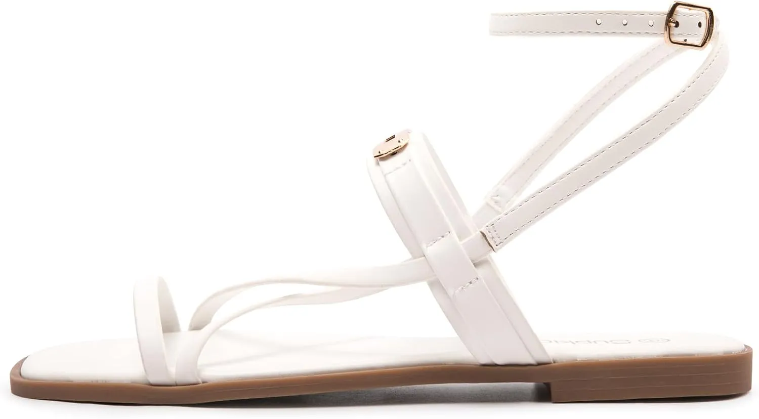 Women's Ankle Strap Flat Sandals Comfort Gladiator Sandal Summer Casual Fisherman Sandals Open Toe Adjustable Buckle Slippers
