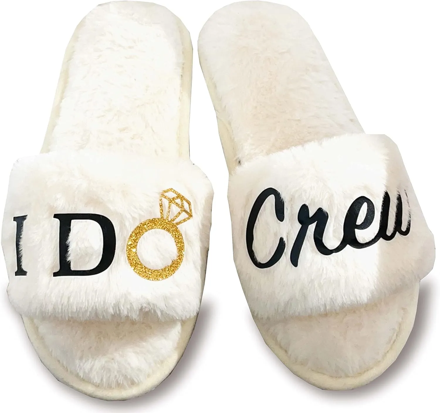 Women’s Bridesmaid Slippers Bride Slippers for Wedding Day Bride Gifts for her Engagement Gifts for Women Wedding Slippers Bridal Shower Gifts for Bride to Be Gifts for Her