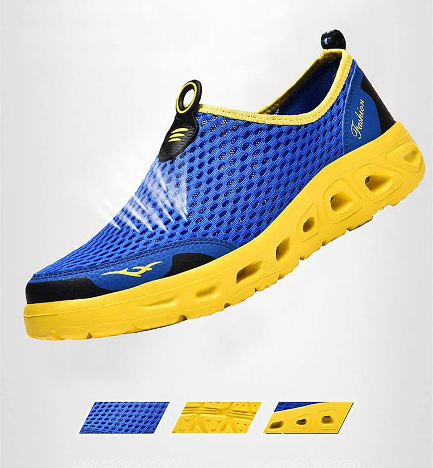 Women's Men's Water Shoes Sports Quick-Drying Shoes Gym Walking Running Beach Swimming Kayak Surfing Wading Shoes