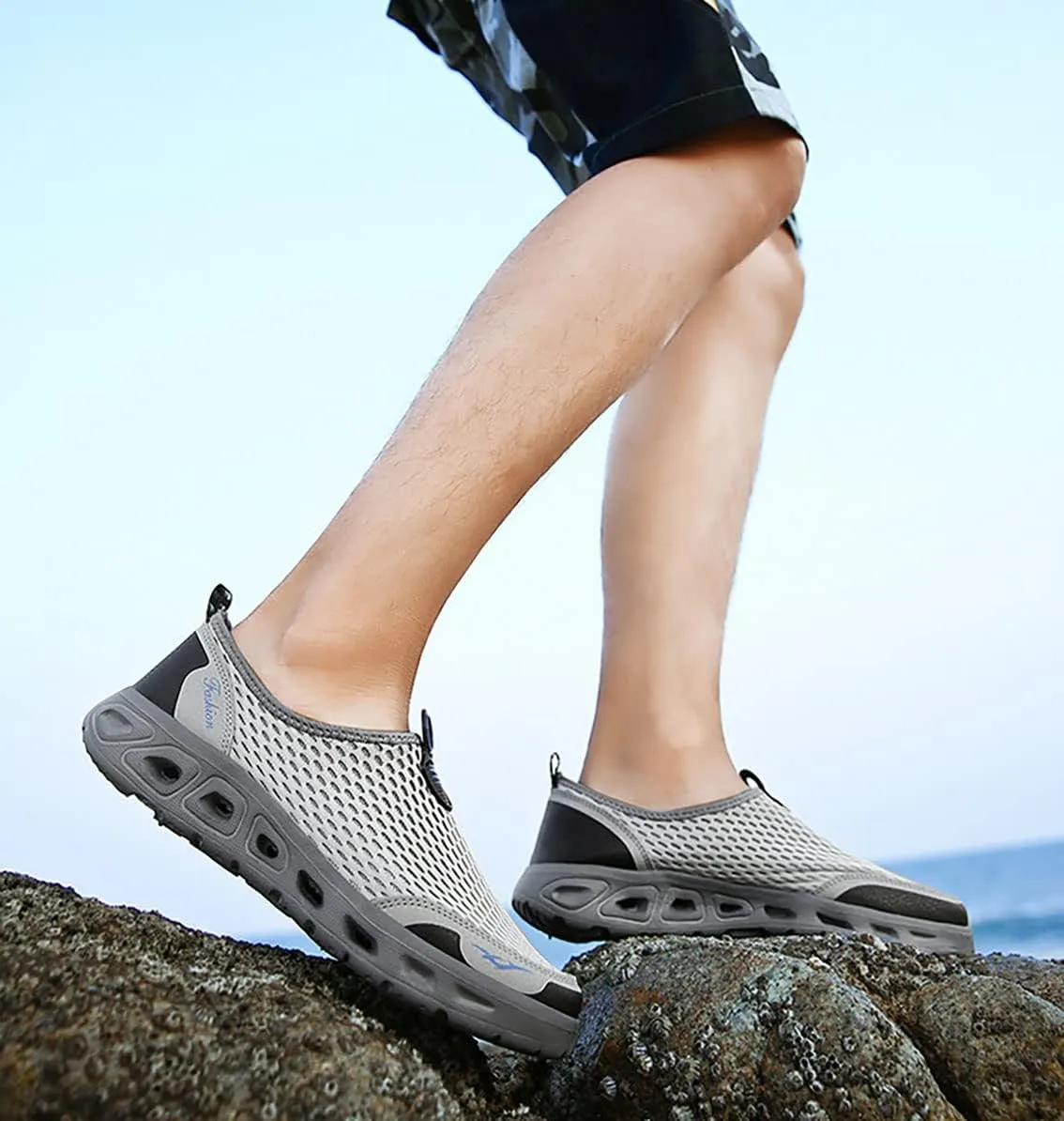 Women's Men's Water Shoes Sports Quick-Drying Shoes Gym Walking Running Beach Swimming Kayak Surfing Wading Shoes