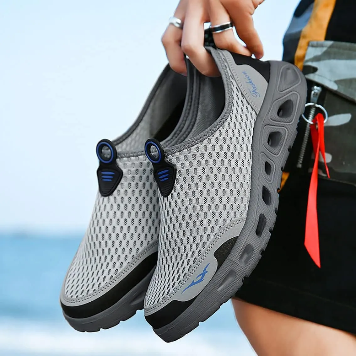 Women's Men's Water Shoes Sports Quick-Drying Shoes Gym Walking Running Beach Swimming Kayak Surfing Wading Shoes