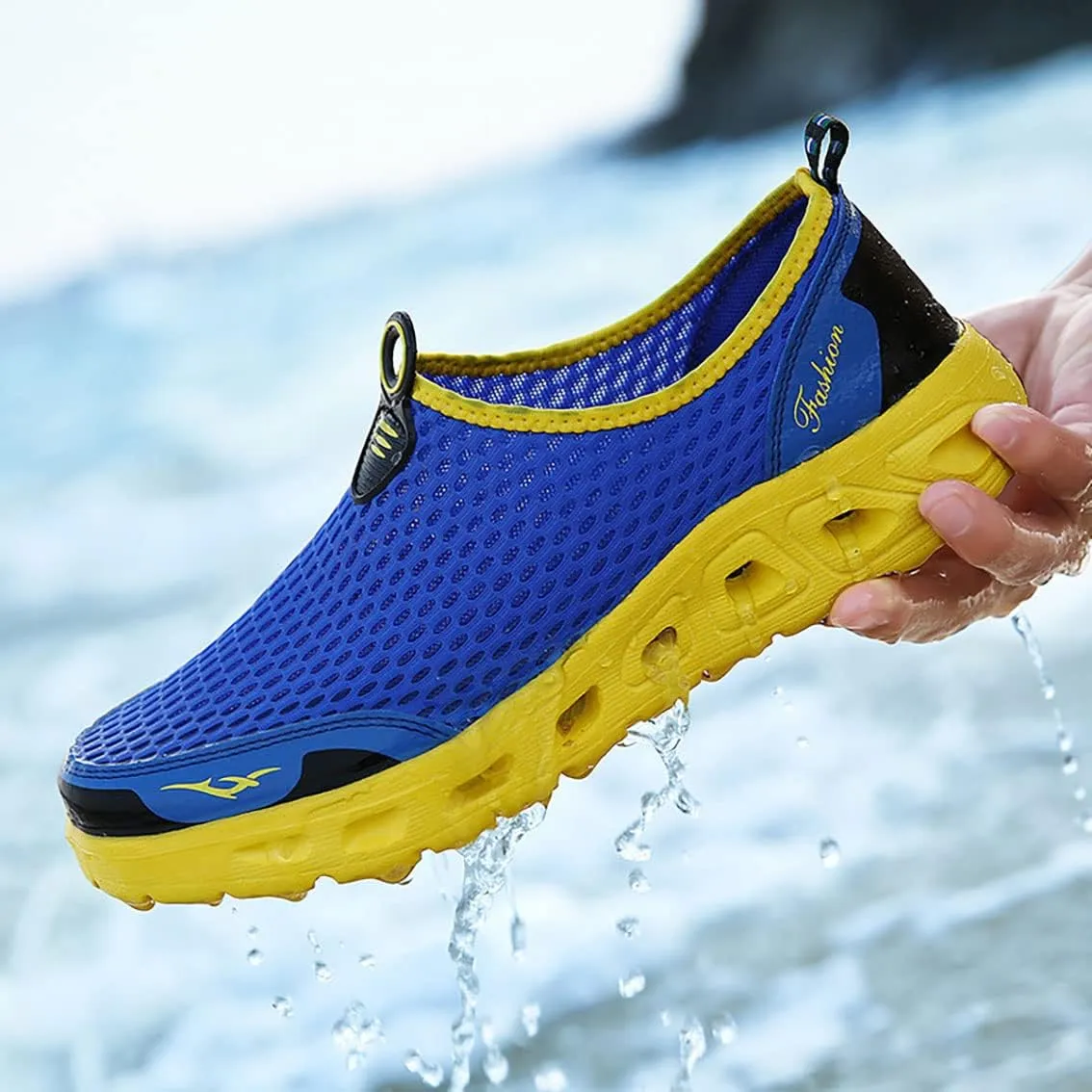 Women's Men's Water Shoes Sports Quick-Drying Shoes Gym Walking Running Beach Swimming Kayak Surfing Wading Shoes