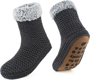 Women's Slipper Socks, Warm Fuzzy House Boots, Winter Fluffy Indoor Shoes, Cozy Christmas Gifts Unique